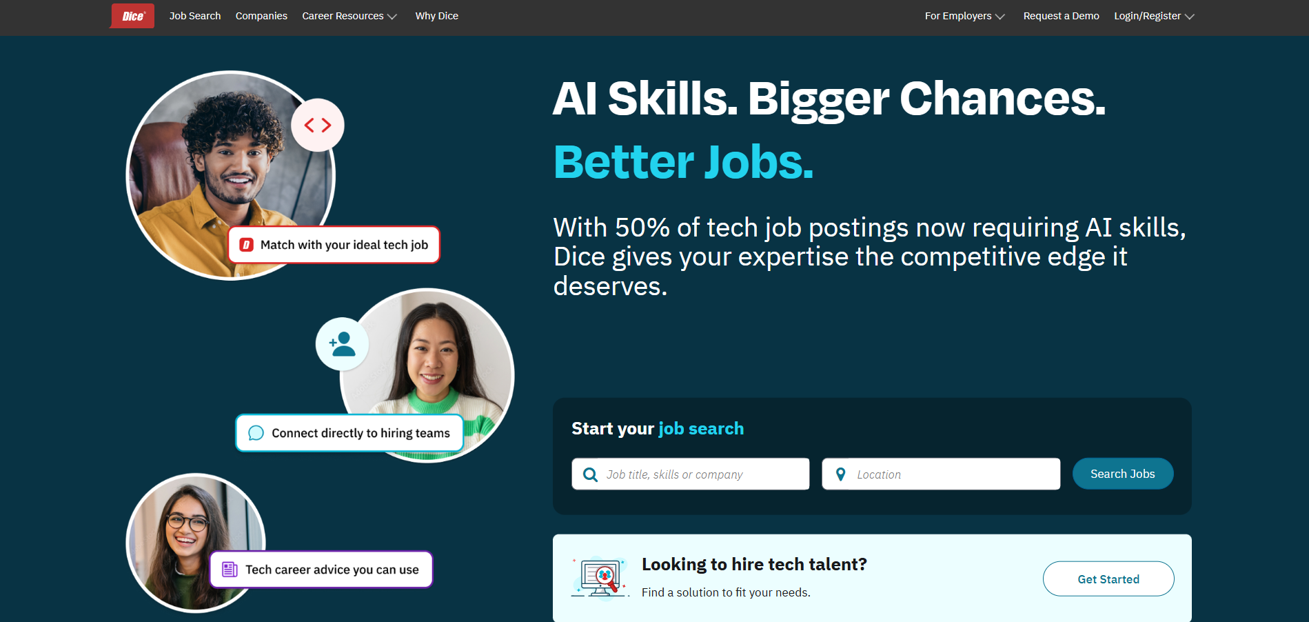 Contactos del Centro de Ayuda de Dice