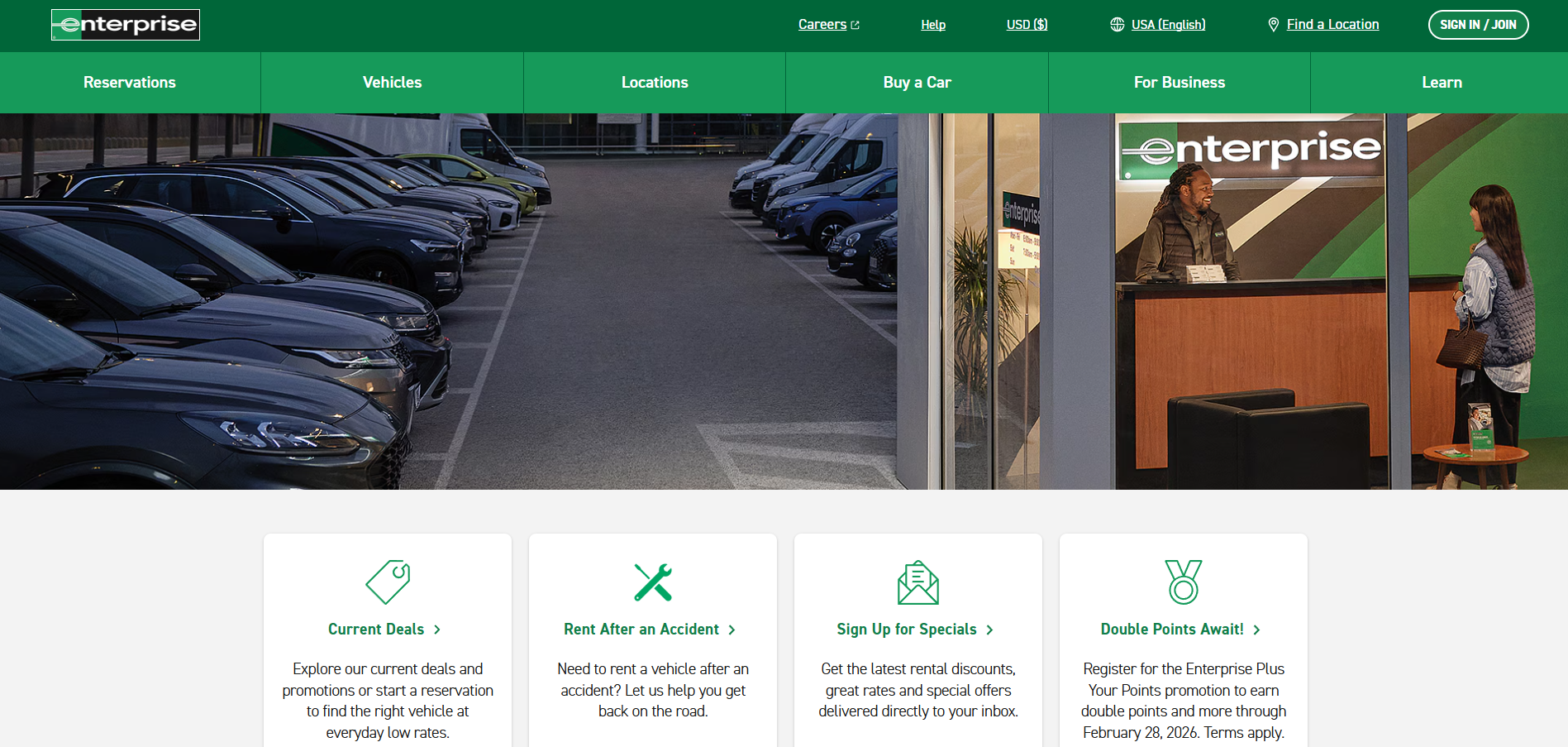 Contactos del Help Desk Enterprise