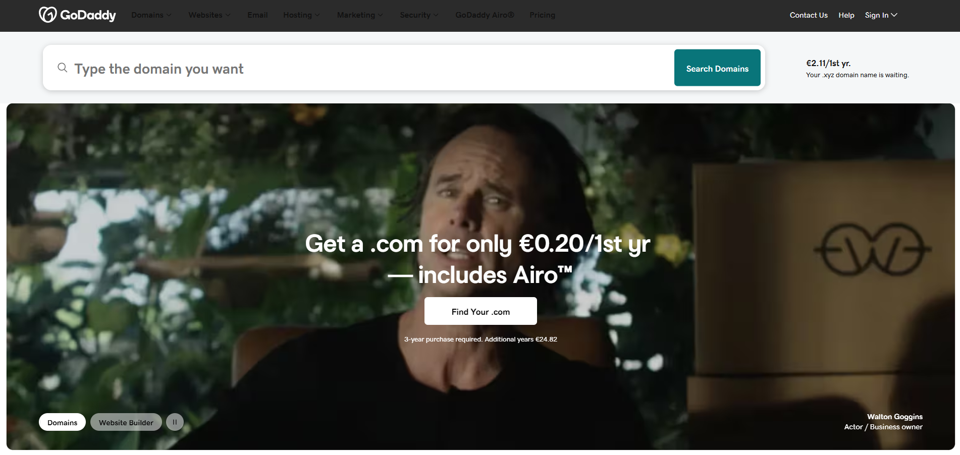 Contactos del Centro de Ayuda de GoDaddy