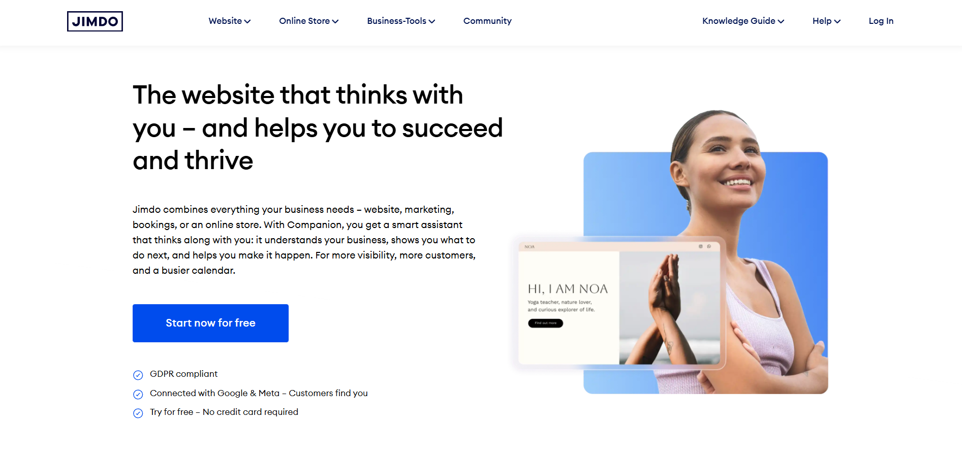 Contactos del servicio de ayuda de Jimdo