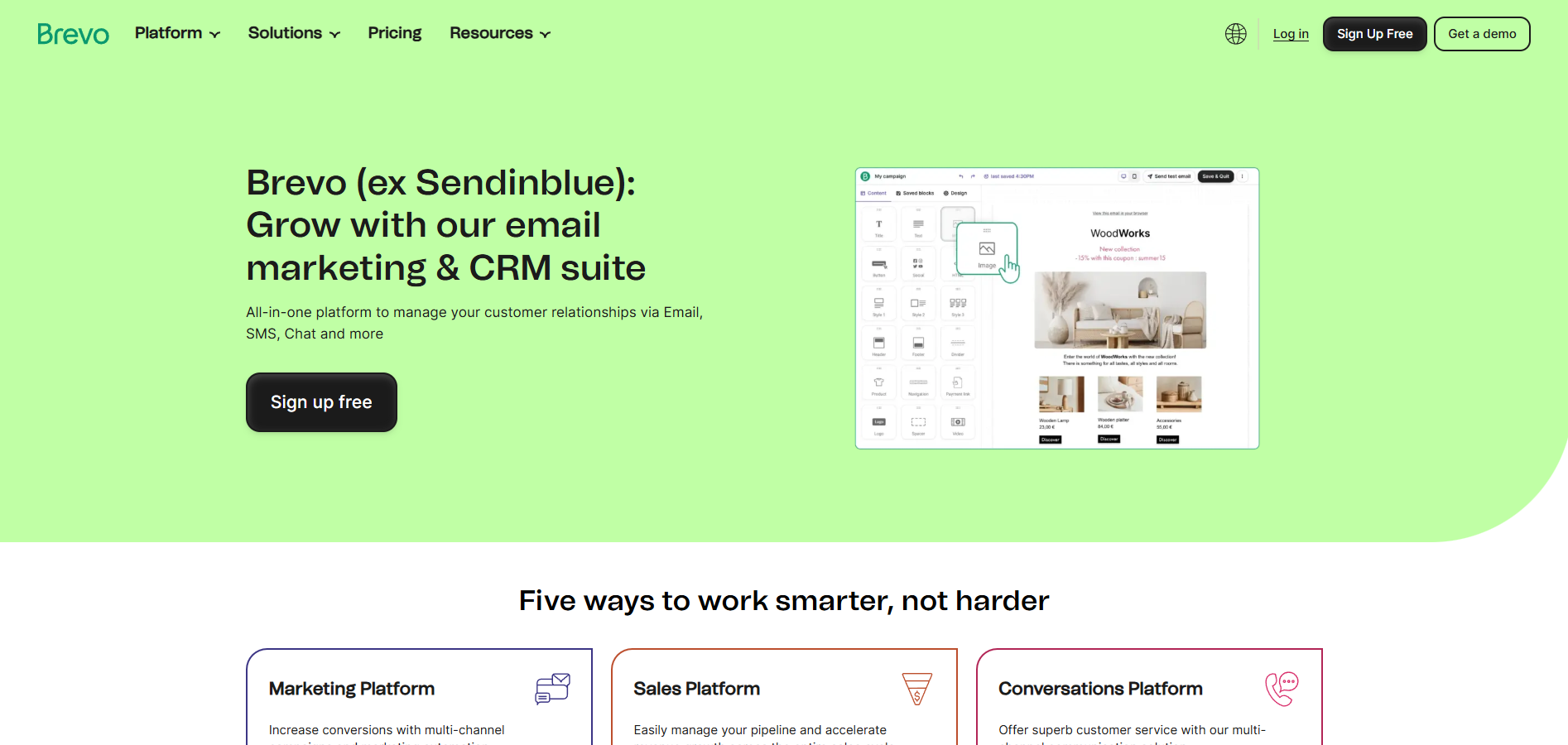 Contactos de la mesa de ayuda de Sendinblue