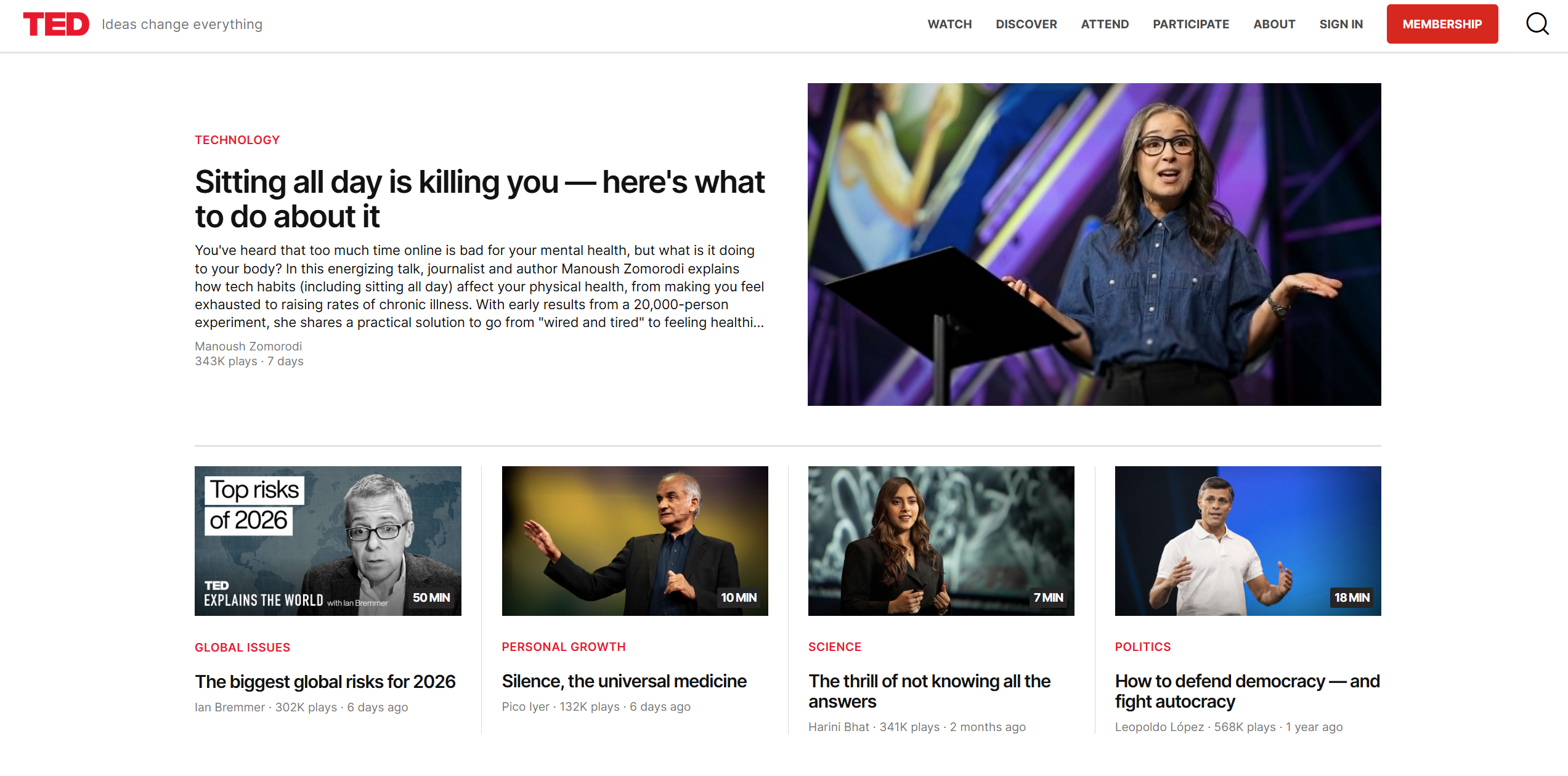 Contactos del Centro de Ayuda de TED