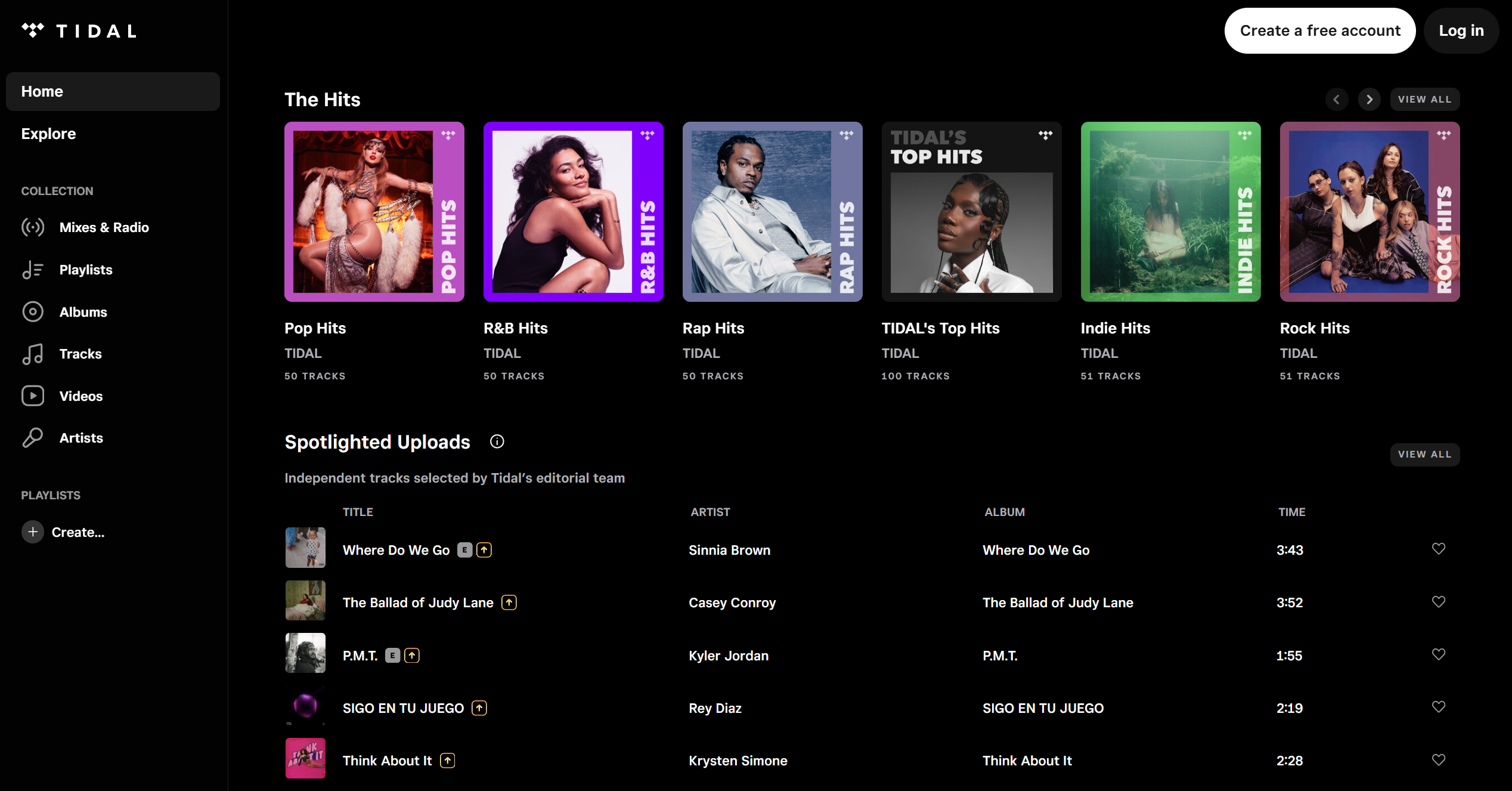 Contactos del Centro de Ayuda de TIDAL