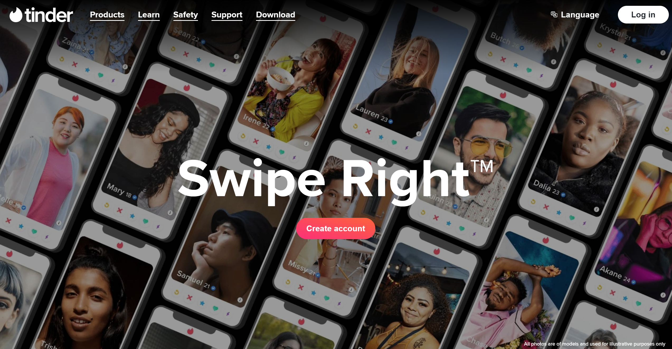 Contactos del Centro de Ayuda de Tinder