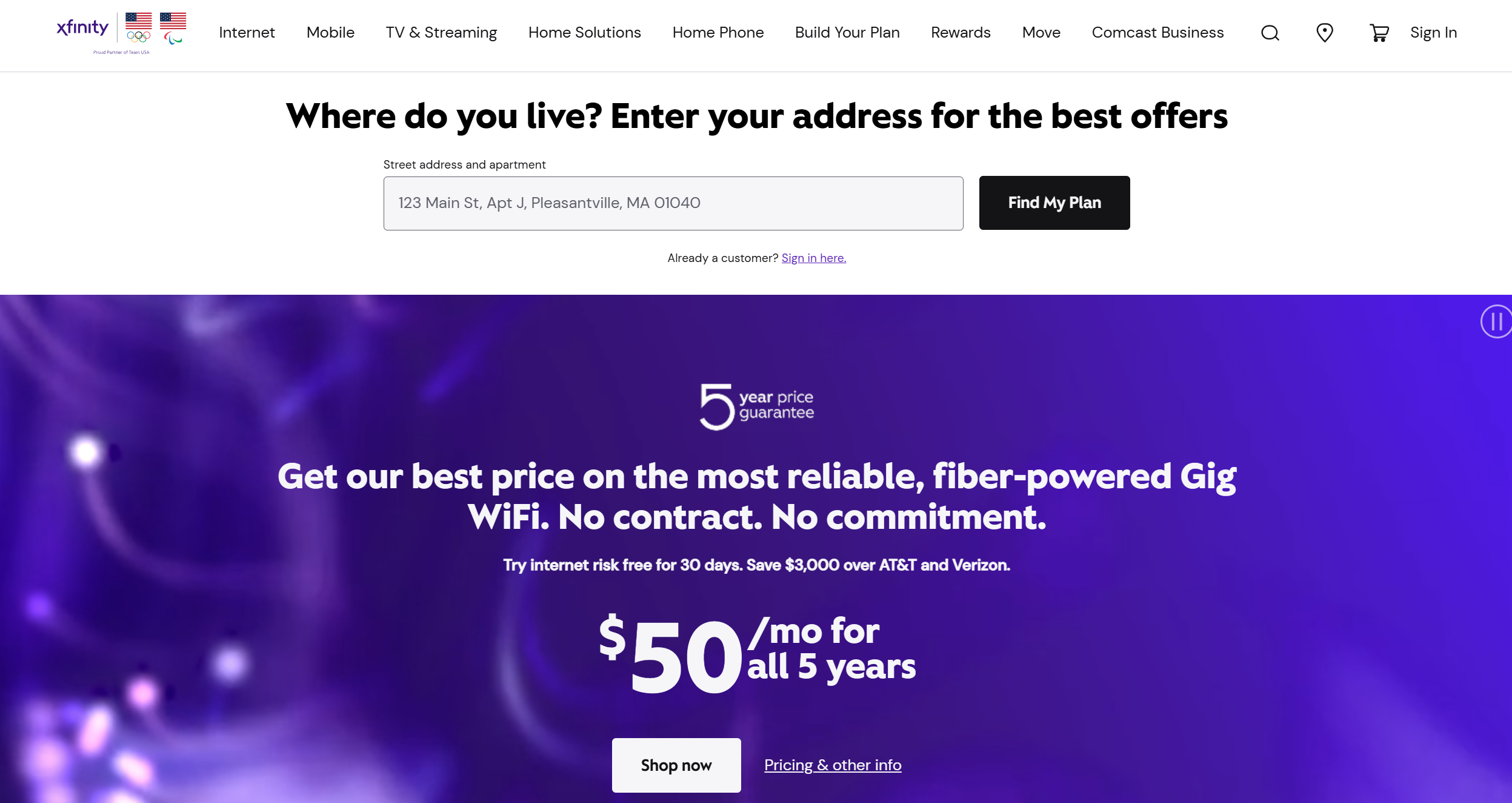 Contactos del Centro de Ayuda de Xfinity