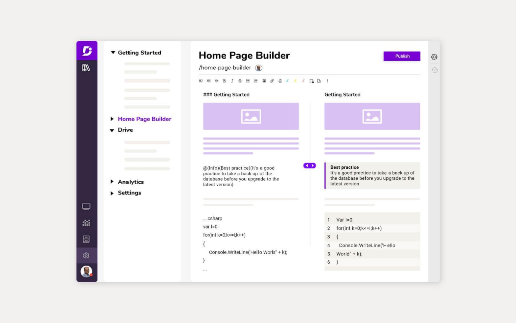 Software Document360 proporcionando soluciones de base de conocimiento
