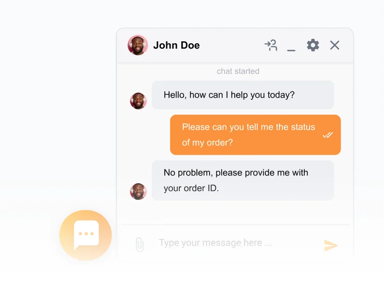El widget de chat en vivo más rápido de LiveAgent para ventas y soporte