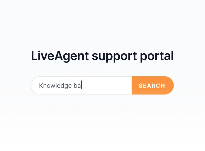 Base de conocimientos de LiveAgent con artículos, guías y portal de FAQ