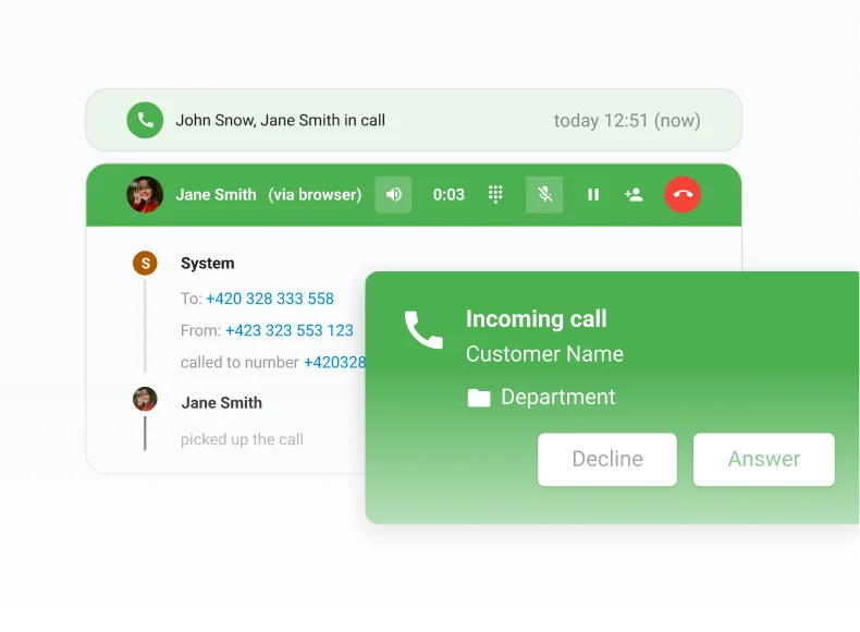 Centro de llamadas integrado de LiveAgent con funciones de IVR y devolución de llamadas