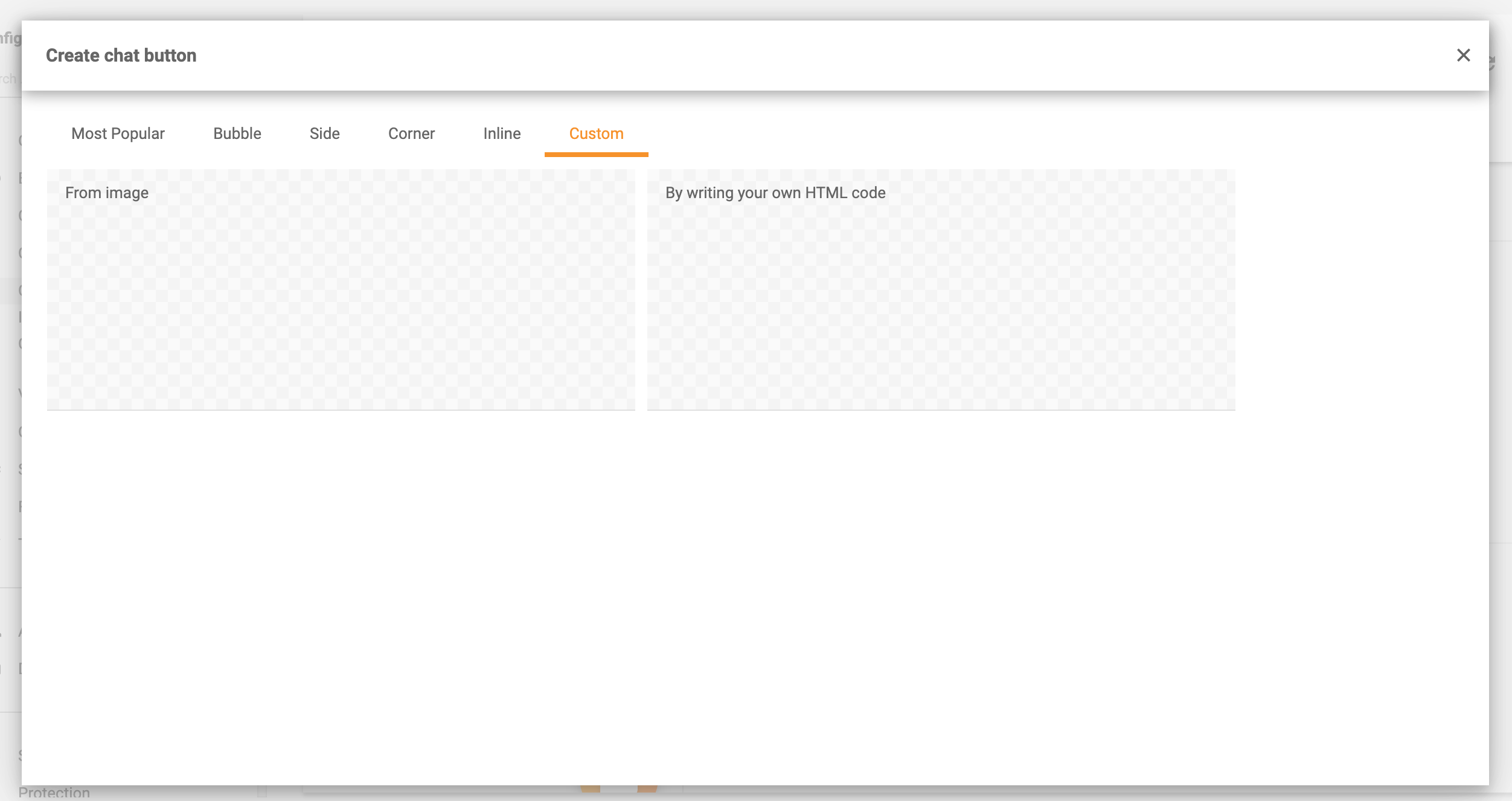 Botón de chat personalizable LiveAgent