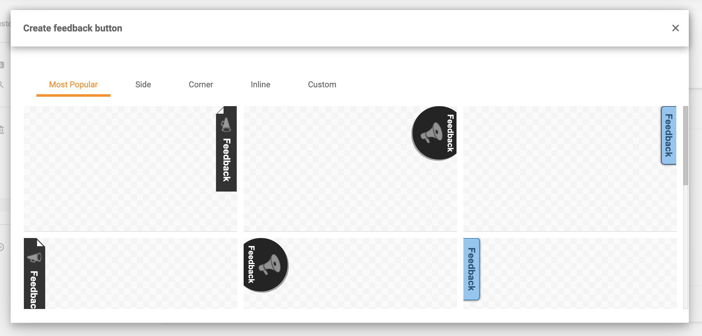 Estilos de botones de comentarios - más populares