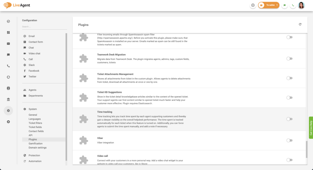 Activación del complemento de seguimiento de tiempo