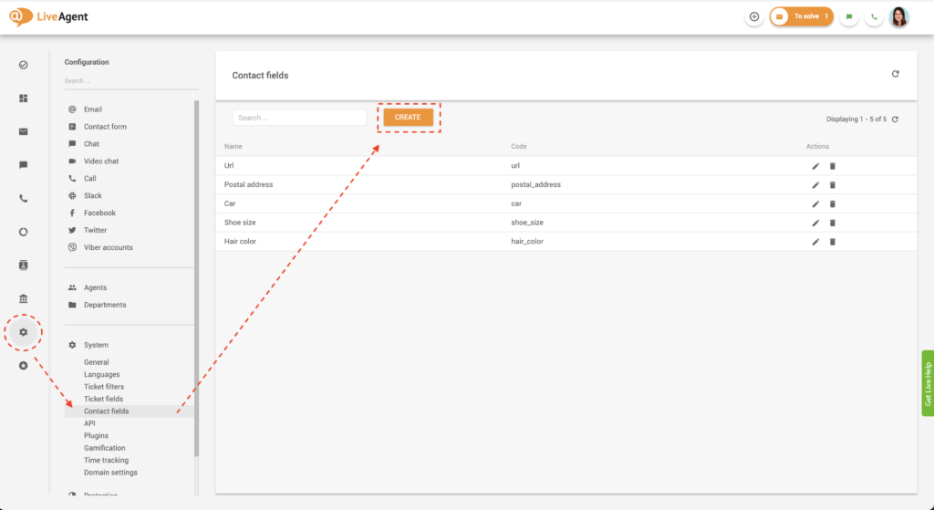 Creating unique contact field