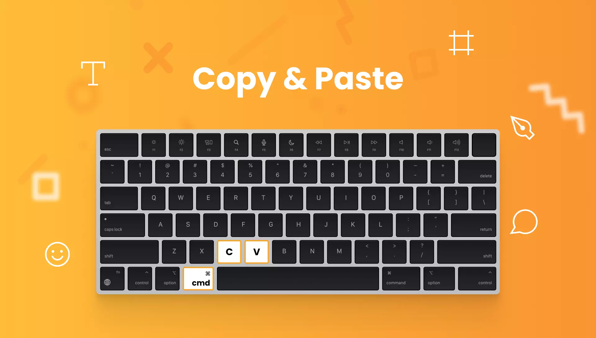 Concepto de copiar y pegar