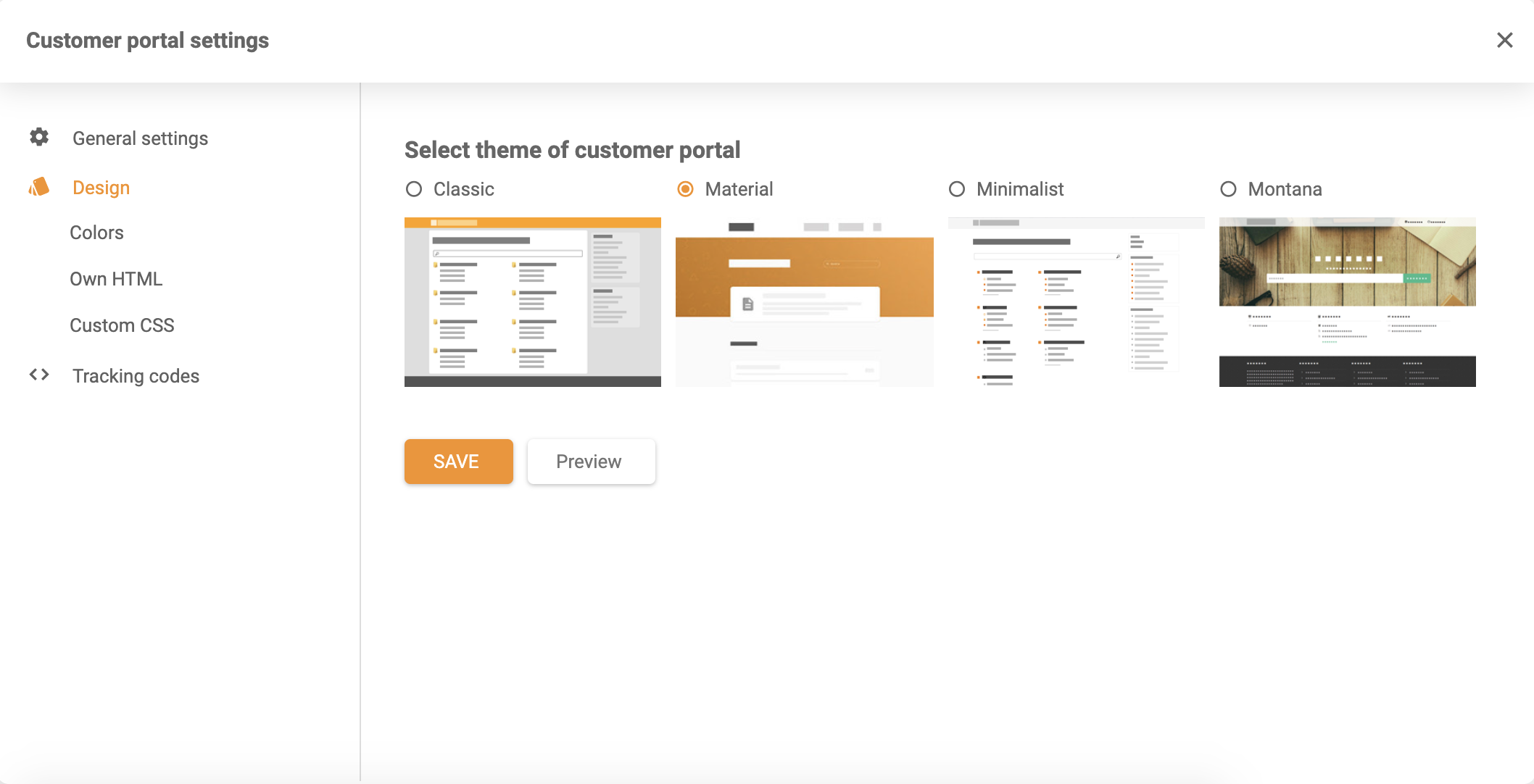 Opciones de Tema de Base de Conocimientos