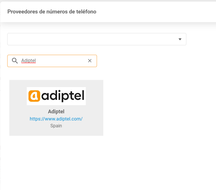Búsqueda de Adiptel