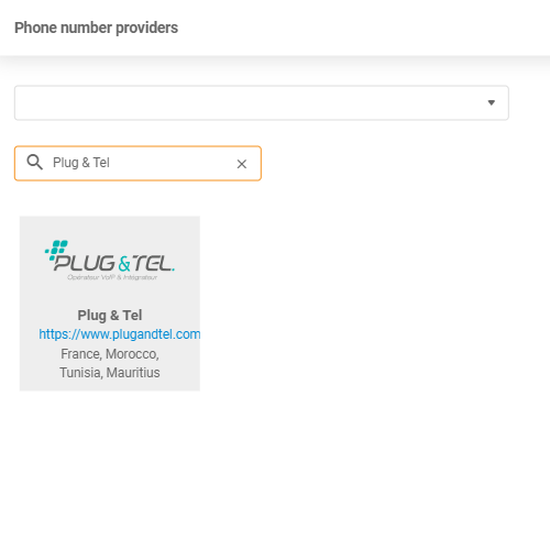 Proveedor Plug & Tel