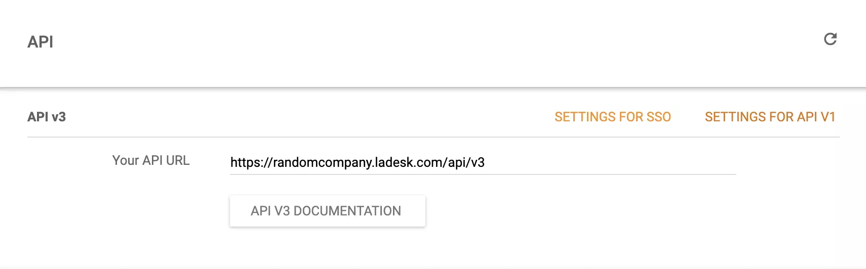 Dónde encontrar API V1