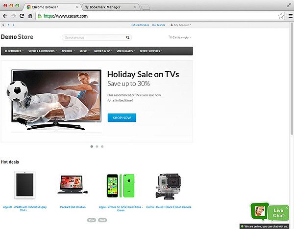 Integración de LiveAgent con CS-Cart en vivo
