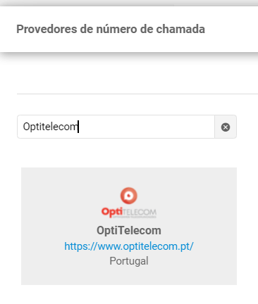 Seleccionar OptiTelecom