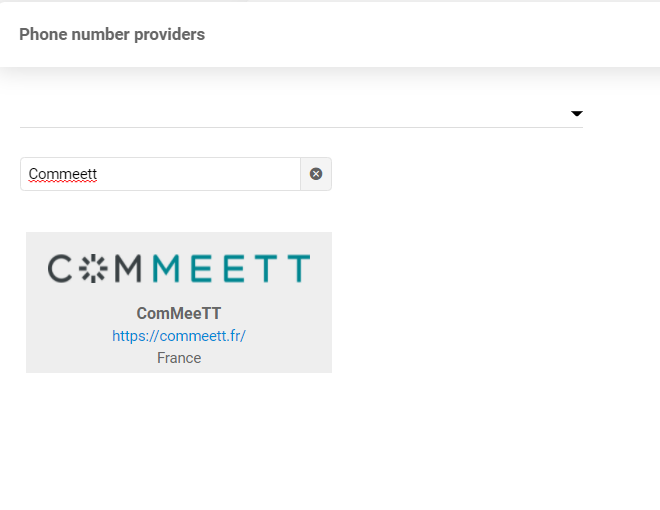 Búsqueda de ComMeeTT