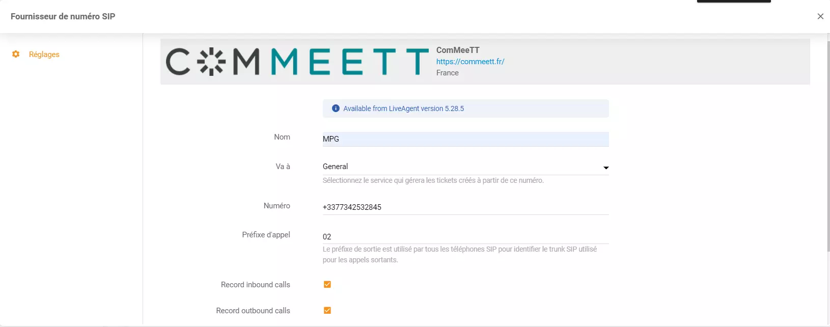 Credenciales de ComMeeTT