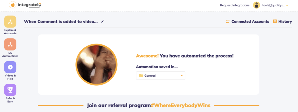 Toques finales entre la integración de LiveAgent y Youtube