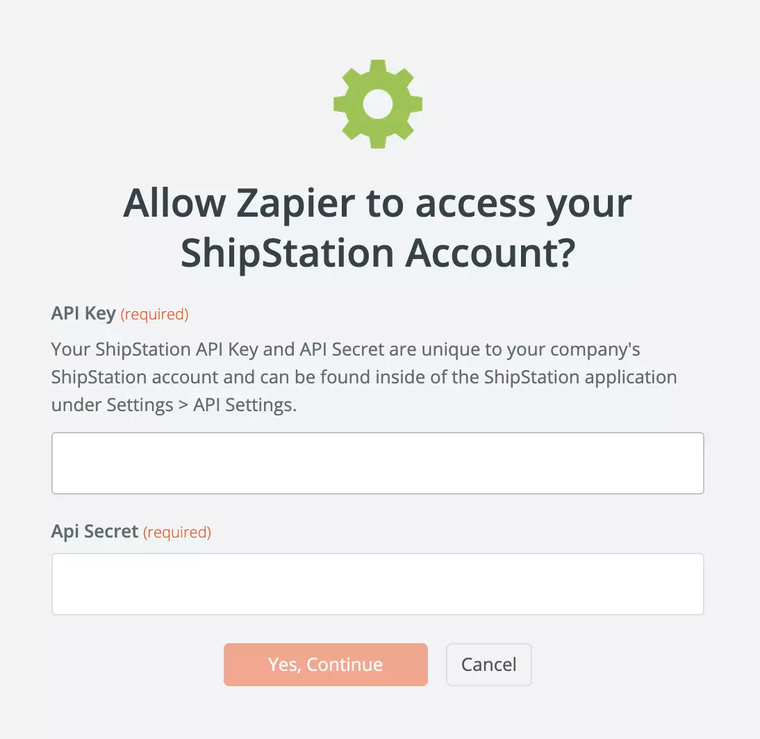 Configuración de API de ShipStation