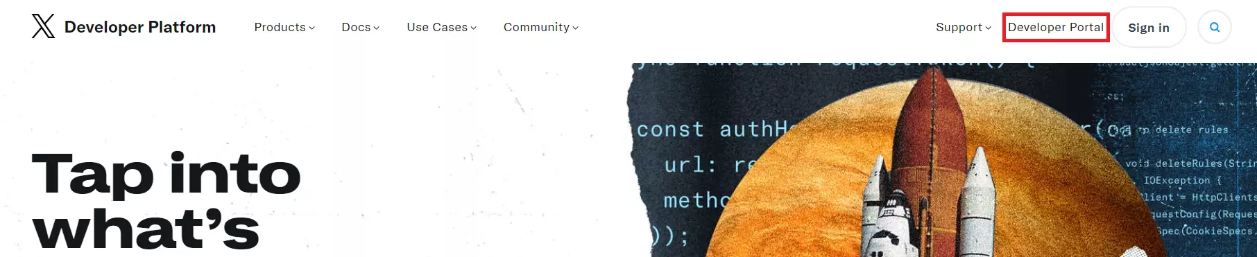 Plataforma de desarrolladores de Twitter