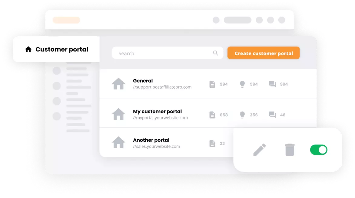 Característica de base de conocimientos múltiple en LiveAgent