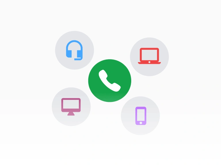 Múltiples dispositivos y teléfonos compatibles