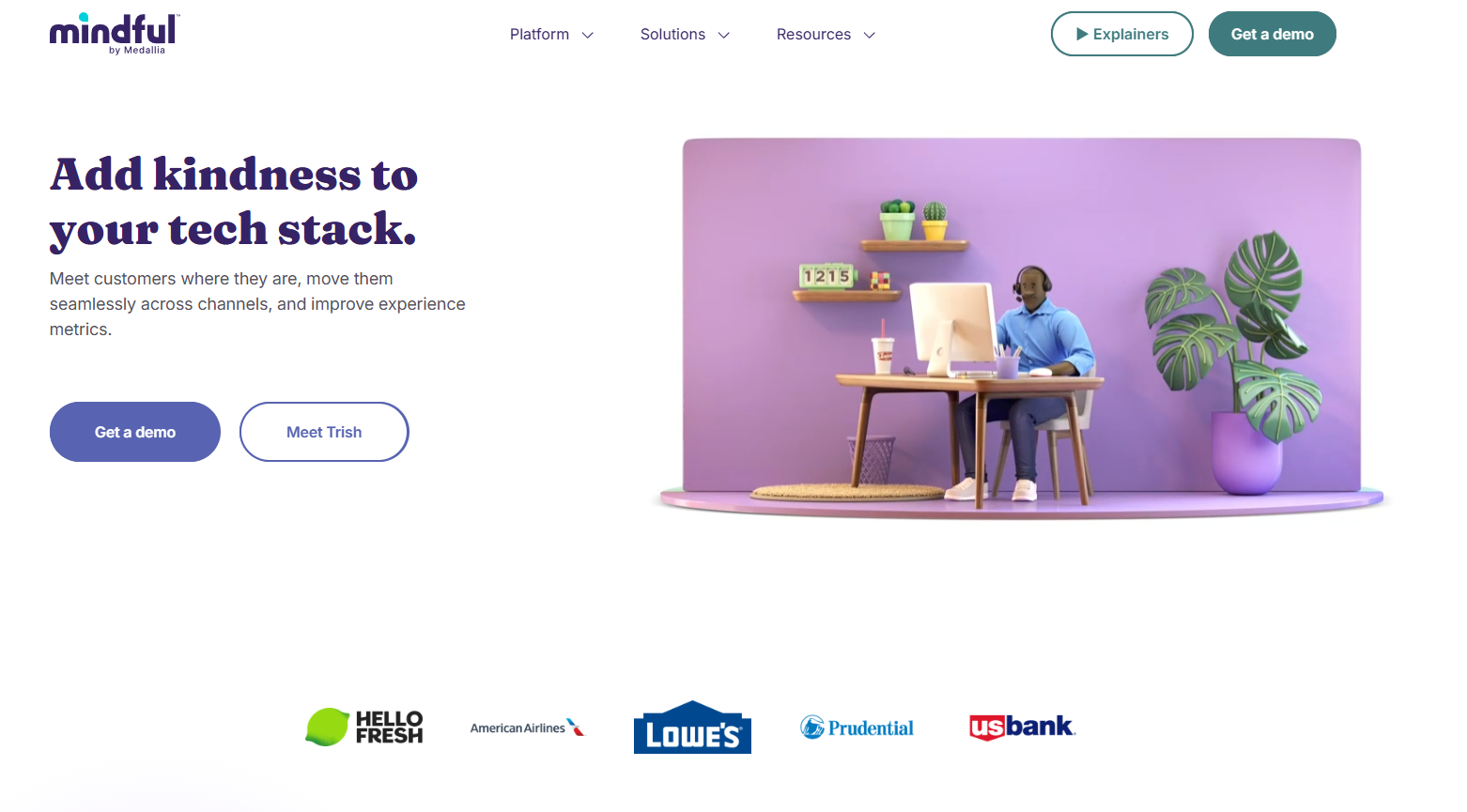 página de inicio de mindful