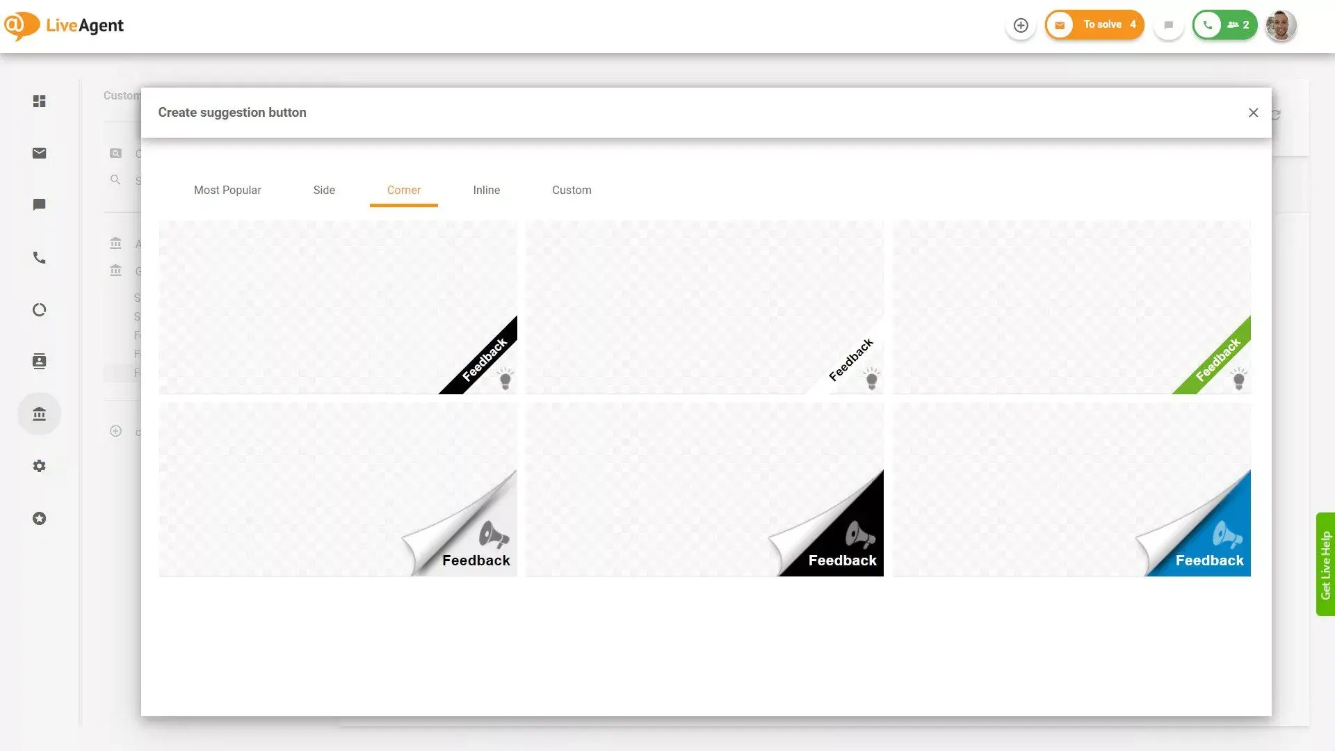 Comentarios y Sugerencias de LiveAgent