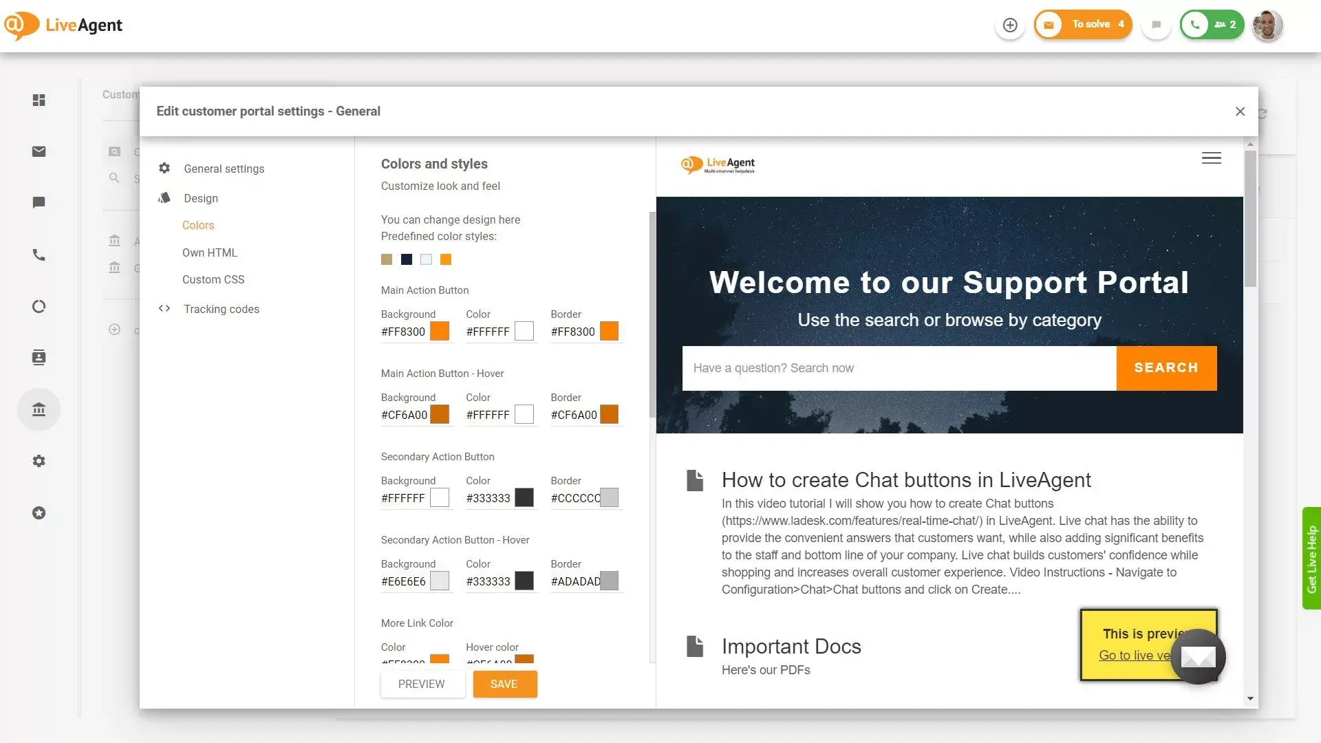 Base de Conocimientos de LiveAgent