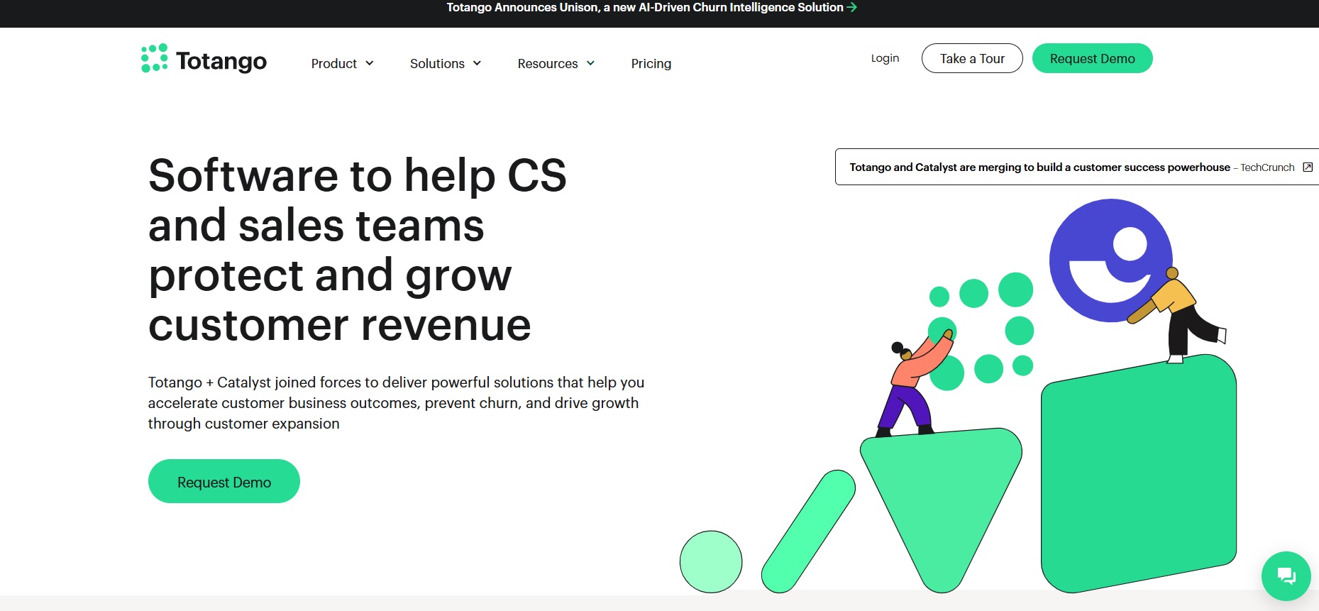 Página de inicio de Totango