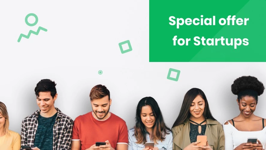 Oferta especial para startups