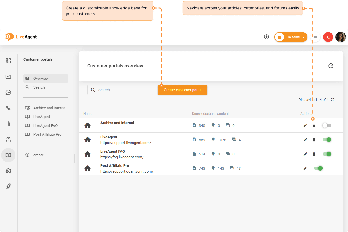Rellénala con contenido