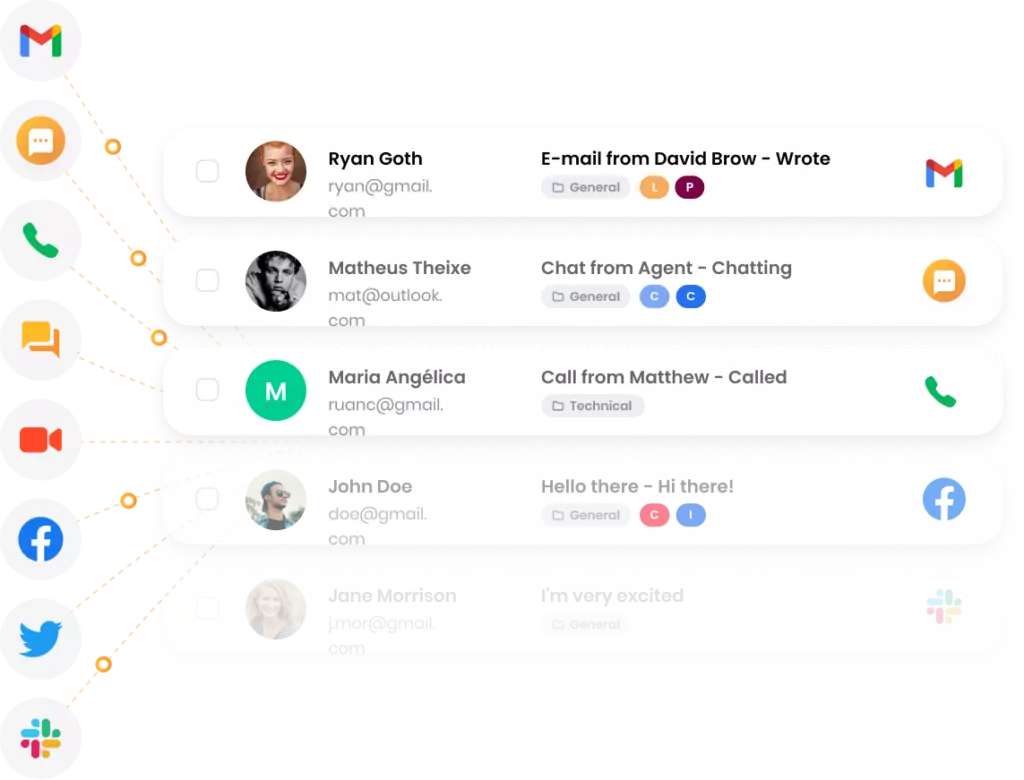 Bandeja de entrada universal