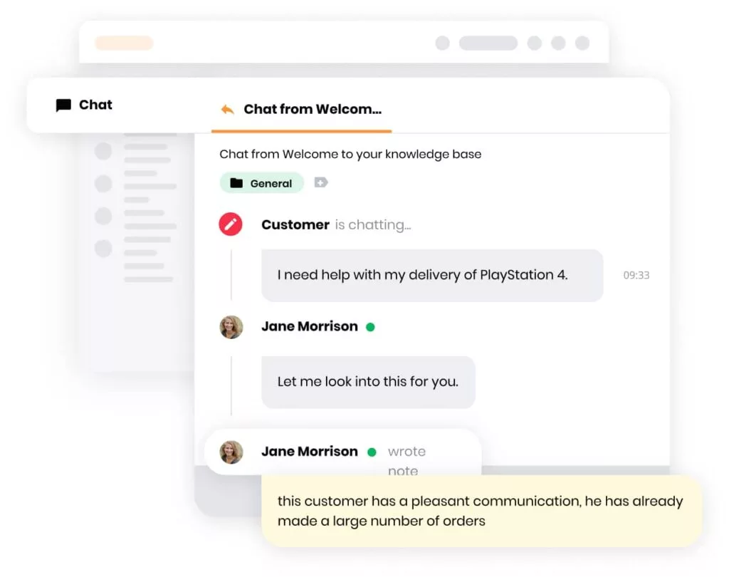 Tickets internos y notas